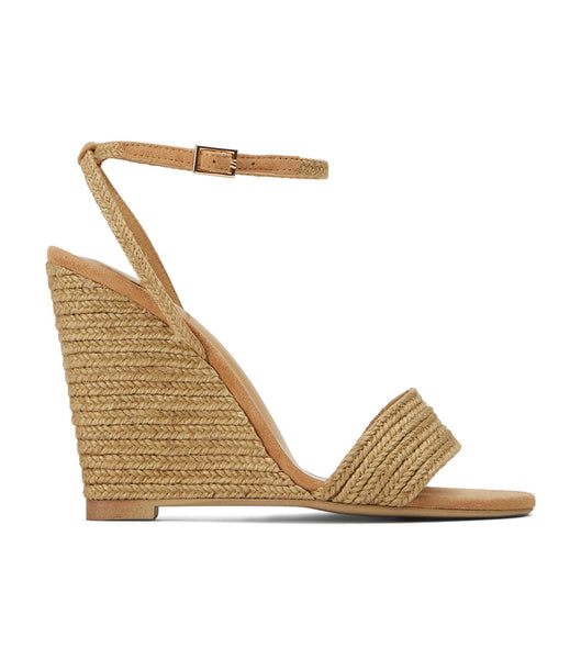 Tony Bianco Gizmo Honey Jute 11cm Wedges Orange | IENEJ82862