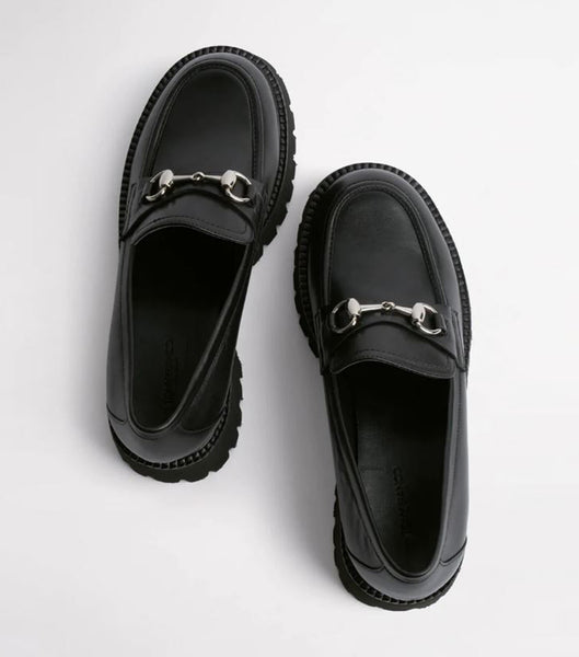 Tony Bianco Greer Black Como 4cm Loafers Black | AIEWC22967