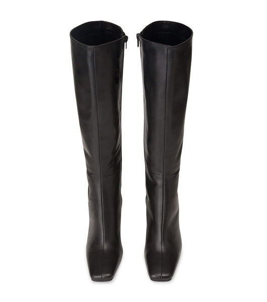 Tony Bianco Havana Black Venice 10.5cm Heeled Boots Black | EIEHC83886