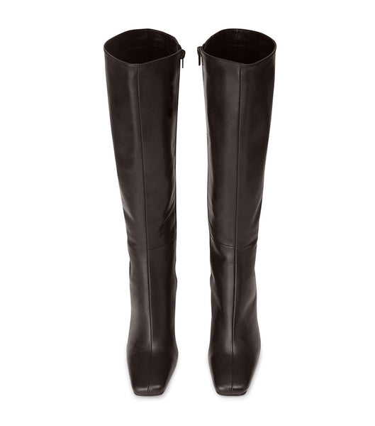 Tony Bianco Havana Chocolate Nappa 10.5cm Knee High Boots Chocolate | AIEDF13250