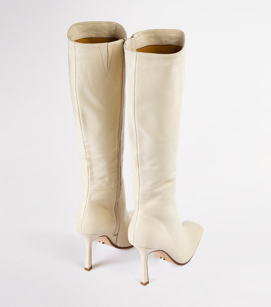 Tony Bianco Havana Vanilla Nappa 10.5cm Knee High Boots Light Yellow | FIEHY46188