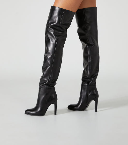 Tony Bianco Hero Black Como 10.5cm Heeled Boots Black | ZIEMJ92468