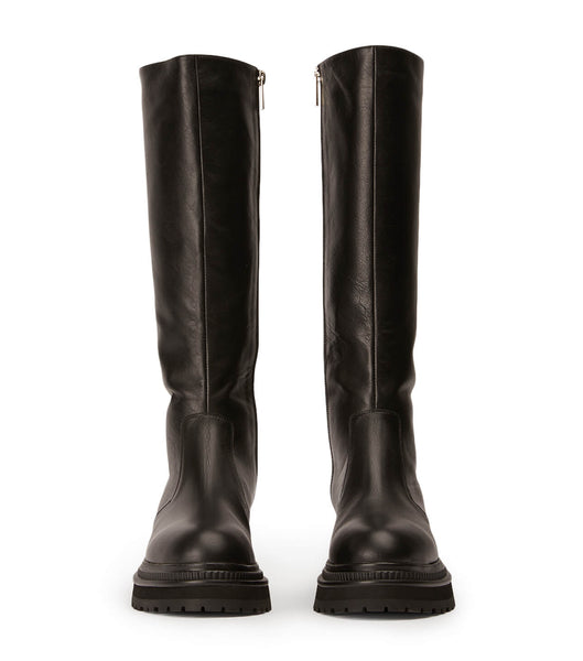 Tony Bianco Hitch Black Venice 5.5cm Combat Boots Black | ZIEMJ32899