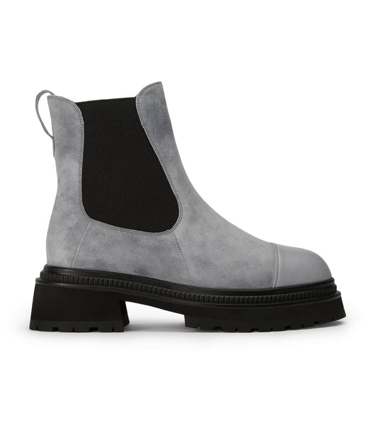 Tony Bianco Hurricane Steel Grey Suede 5.5cm Ankle Boots Grey | DIEKV21848