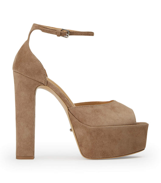 Tony Bianco Jayze Stone Suede 14cm Event Heels Grey | GIEEC33396