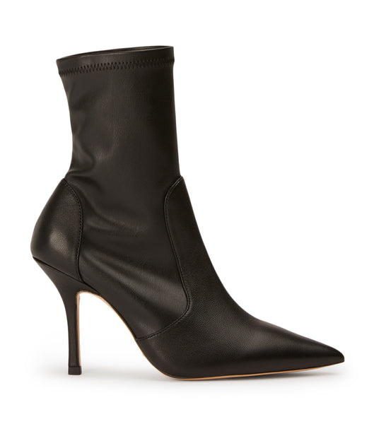 Tony Bianco Kartia Black Nappa/Black Venezia 9.5cm Heeled Boots Black | BIESO53755