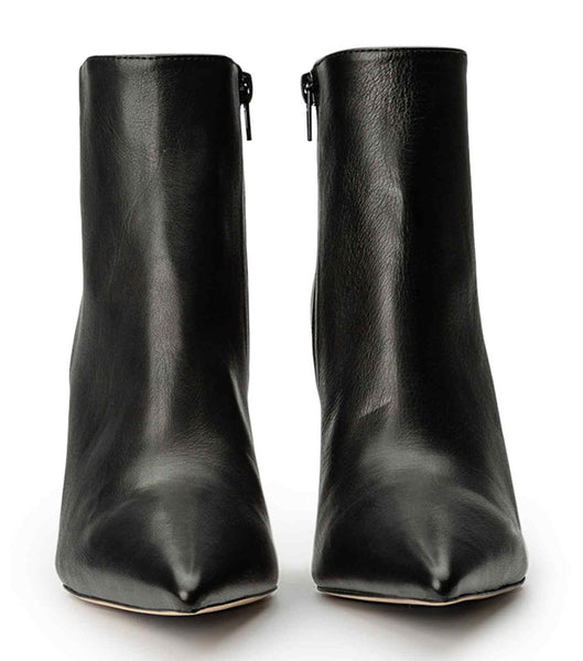 Tony Bianco Keanu Black Venice 9.5cm Heeled Boots Black | BIESO77943