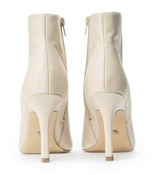 Tony Bianco Keanu Vanilla Nappa 9.5cm Ankle Boots Light Yellow | IEJZR50420