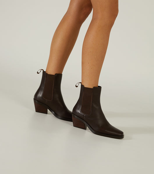 Tony Bianco King Choc Como 6cm Ankle Boots Chocolate | XIEGW52919