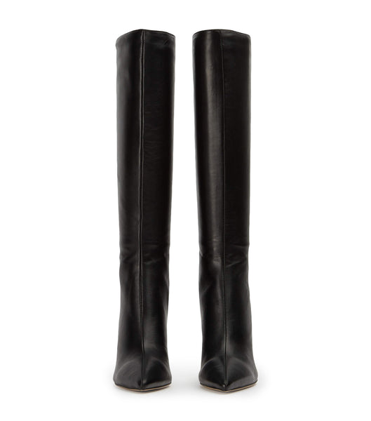 Tony Bianco Kortez Black Venice 9.5cm Heeled Boots Black | IEQAV72915