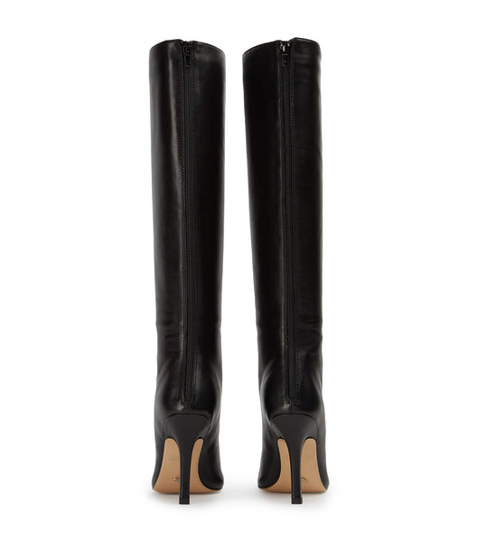 Tony Bianco Kortez Black Venice 9.5cm Heeled Boots Black | IEQAV72915