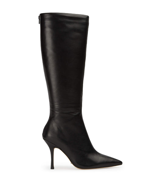 Tony Bianco Kortez Black Venice 9.5cm Heeled Boots Black | IEQAV72915