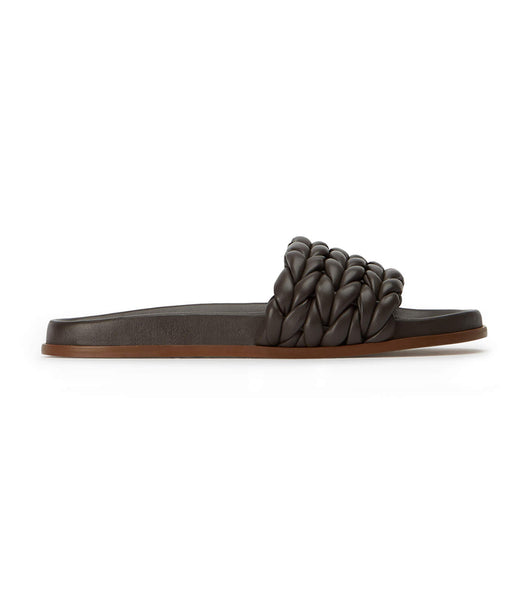 Tony Bianco Layton Chocolate Nappa Sandals Chocolate | FIEHY51169