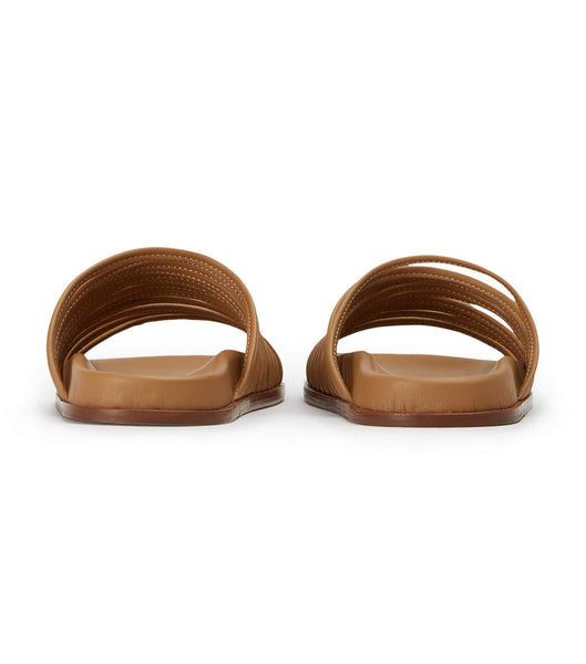 Tony Bianco Libi Biscuit Nappa Slides Brown | IEEGJ16613