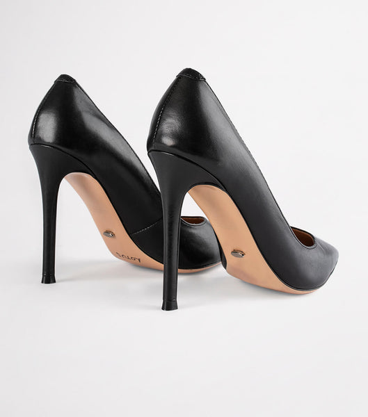 Tony Bianco Lotus Black Como 10.3cm Court Shoes Black | EIEVG48712