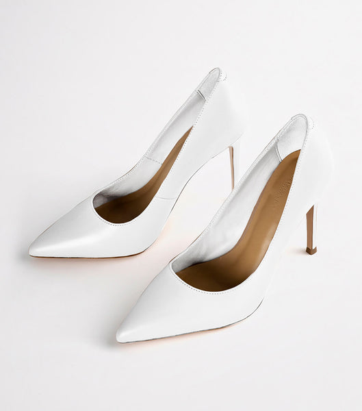 Tony Bianco Lotus Milk Capretto 10.3cm Court Shoes White | FIEUI19277