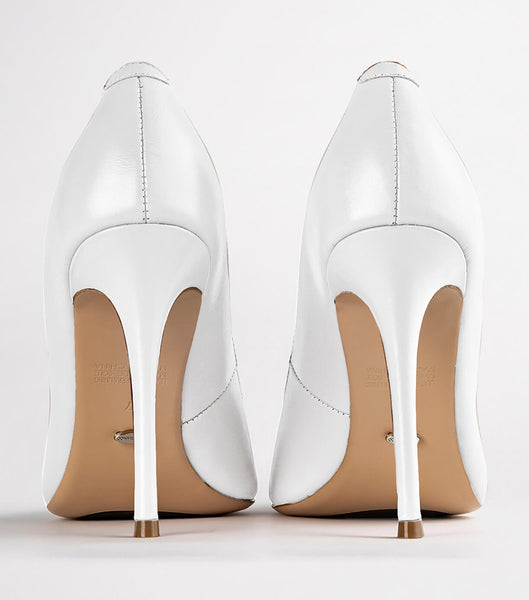 Tony Bianco Lotus Milk Capretto 10.3cm Event Heels White | UIETG52707