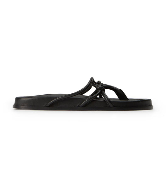 Tony Bianco Luelle Black Nappa Slides Black | FIEHY95704