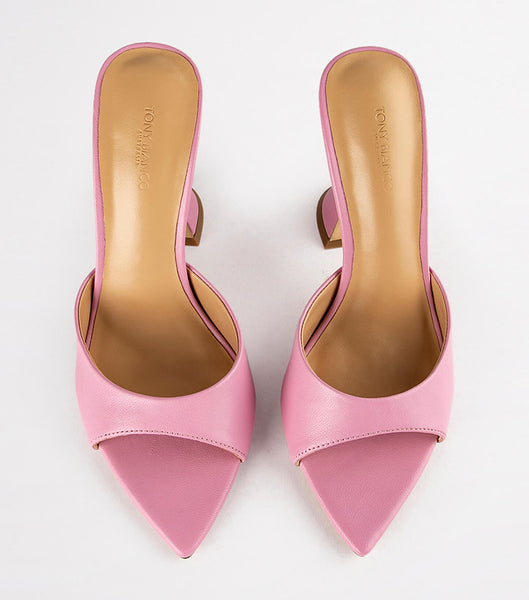 Tony Bianco Marcel Musk Nappa 10.5cm Event Heels Pink | EIEVG64440