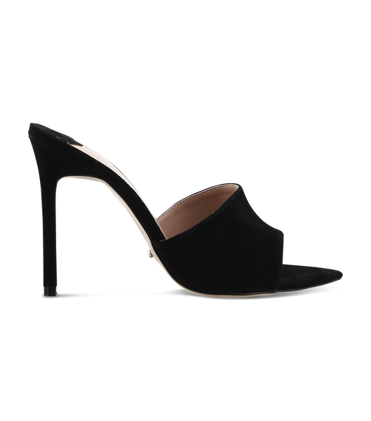 Tony Bianco Marley Black Kid Suede 10.5cm Bridal Heels Black | DIEVO55147