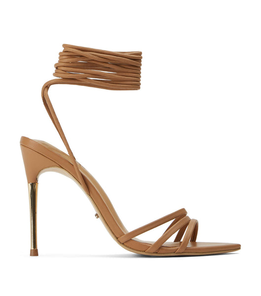 Tony Bianco Mavis Caramel Venice 10.5cm Strappy Heels Beige | IECVG74799