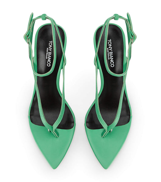 Tony Bianco Melina Acid Green 10.5cm Stiletto Heels Green | GIEEC26510