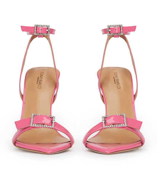 Tony Bianco Mopsy Flamingo Patent 10.5cm Stiletto Heels Pink | IEDYB32842