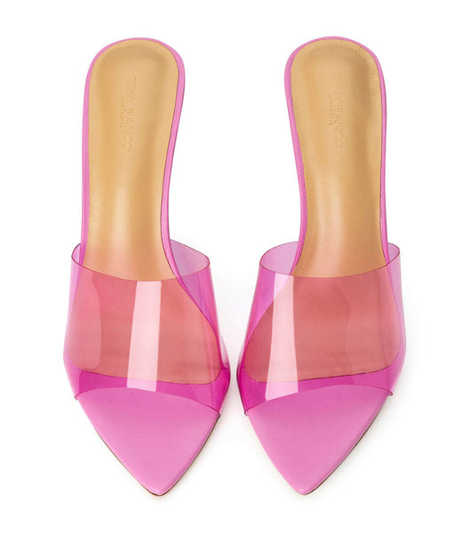 Tony Bianco Mylo Pink Vinylite/Pink 10.5cm Stiletto Heels Pink / Pink | EIEHC36280