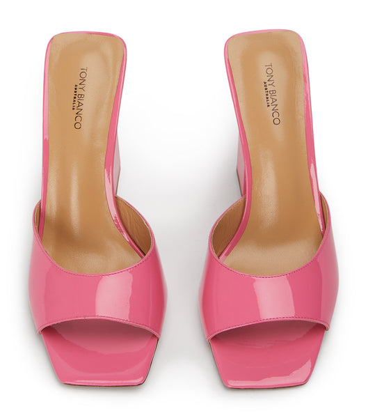 Tony Bianco Naja Flamingo Patent 10.5cm Event Heels Pink | ZIEMJ36428