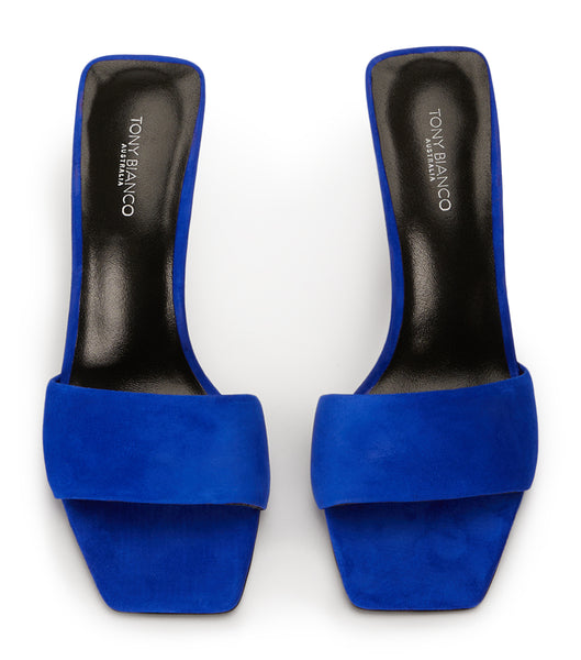 Tony Bianco Natalie Azure Suede 10.5cm Event Heels Azure | ZIENQ16791