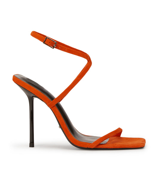 Tony Bianco Naxos Aperol Suede 10.5cm Event Heels Orange | DIEKV15149