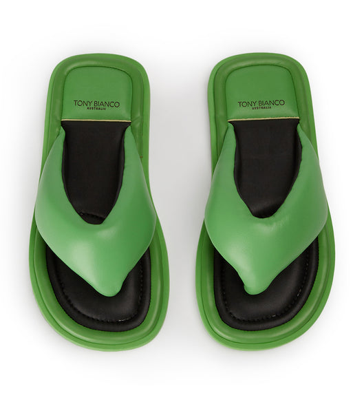 Tony Bianco Nikki Acid Green Sandals Green | IEJVR39015