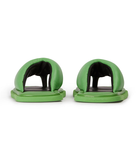 Tony Bianco Nikki Acid Green Slides Green | IEDFL14254