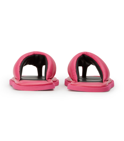 Tony Bianco Nikki Acid Pink Slides Pink | PIEQX66902