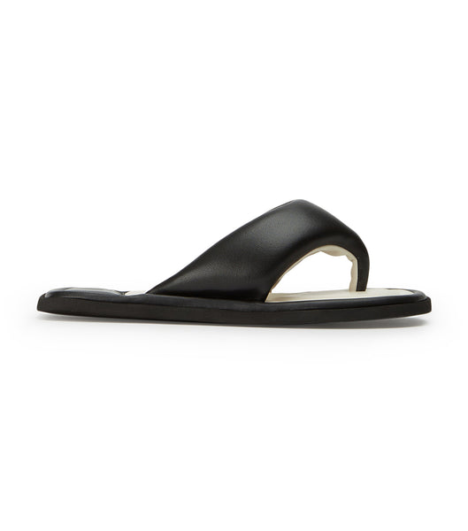 Tony Bianco Nikki Black Nappa Sandals Black | IENEJ61805