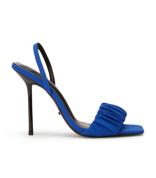 Tony Bianco Nixon Azure Crepe 10.5cm Bling Heels Azure | IEEGJ49650