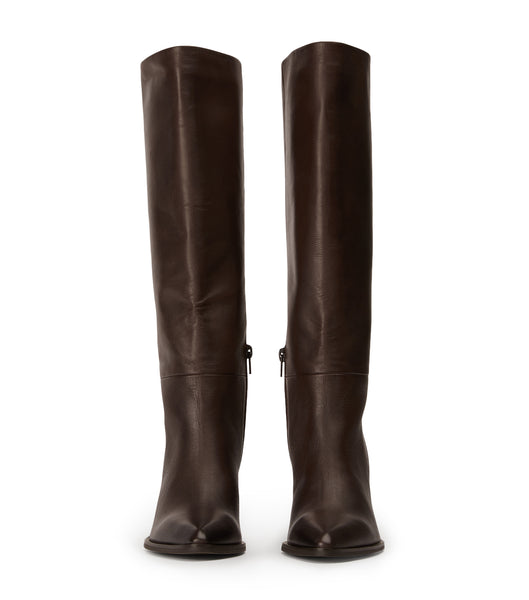 Tony Bianco Peppe Choc Como 7.5cm Heeled Boots Chocolate | FIEHY76231