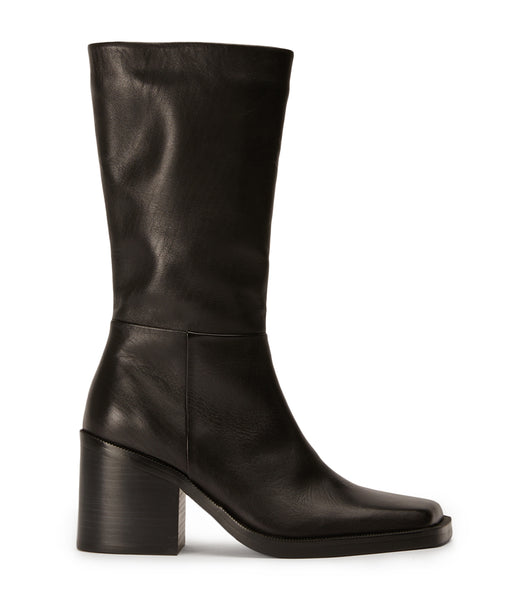 Tony Bianco Prestige Black Como 8cm Knee High Boots Black | IEDFL85132