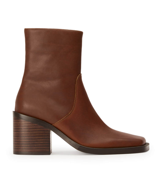 Tony Bianco Prince Cognac 8cm Ankle Boots Brown | IEQAV39432