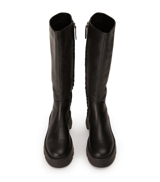 Tony Bianco Rage Black Turin 5.5cm Knee High Boots Black | IEJVR75257