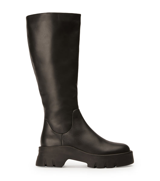 Tony Bianco Rage Black Turin 5.5cm Knee High Boots Black | IEJVR75257