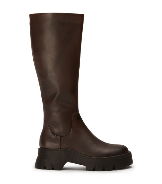 Tony Bianco Rage Choc Como 5.5cm Combat Boots Chocolate | ZIEMJ71725