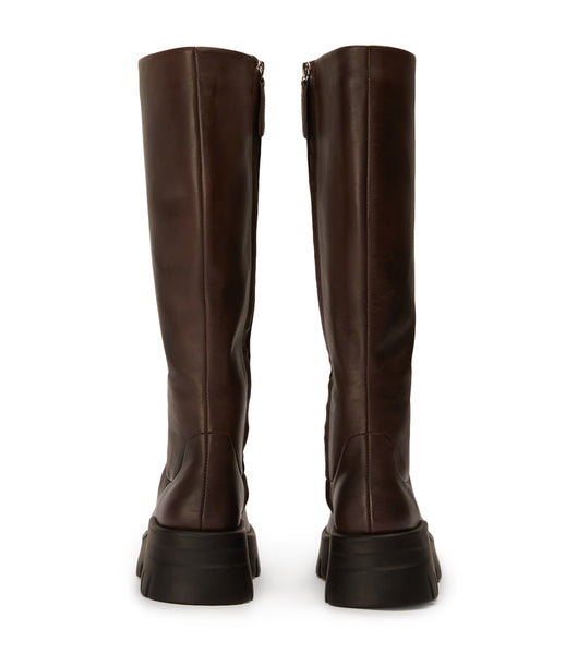 Tony Bianco Rage Choc Como 5.5cm Knee High Boots Chocolate | IECVG18419