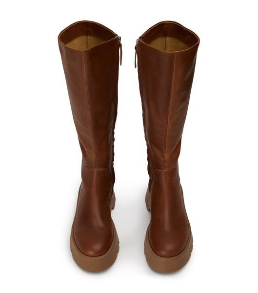 Tony Bianco Rage Cognac 5.5cm Knee High Boots Brown | PIEQX86708