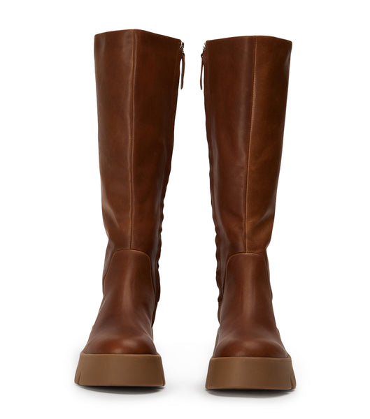 Tony Bianco Rage Cognac 5.5cm Knee High Boots Brown | PIEQX86708