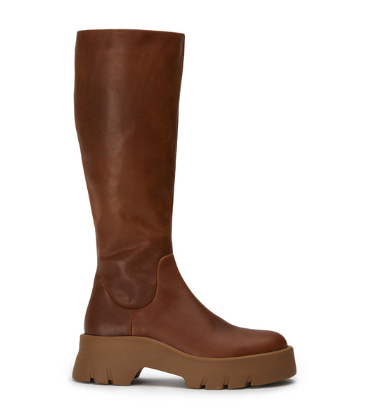 Tony Bianco Rage Cognac 5.5cm Knee High Boots Brown | PIEQX86708