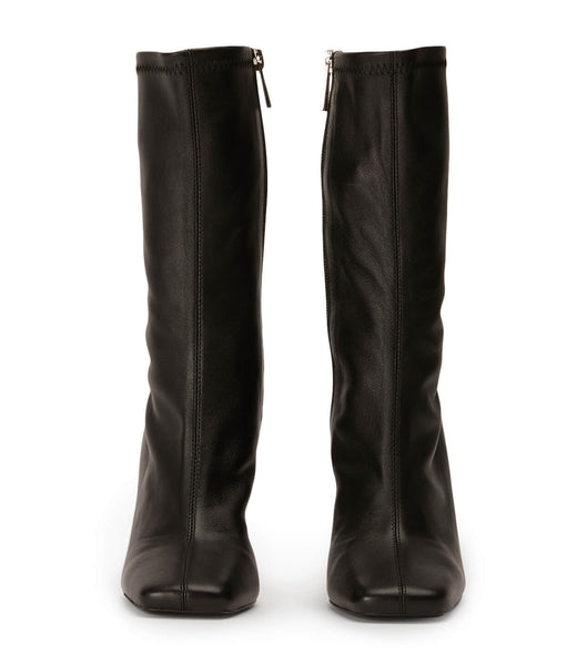 Tony Bianco Remie Black Venezia 10.5cm Stiletto Boots Black | YIEVQ23410