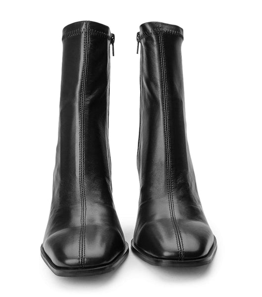 Tony Bianco Rover Black Venice 8.5cm Heeled Boots Black | IEEAH86379