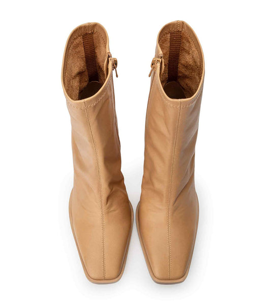 Tony Bianco Rover Caramel Venice 8.5cm Ankle Boots Beige | QIEWA39288