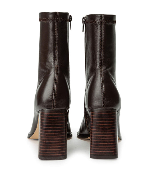 Tony Bianco Rover Chocolate Nappa 8.5cm Heeled Boots Chocolate | IEXMI68111